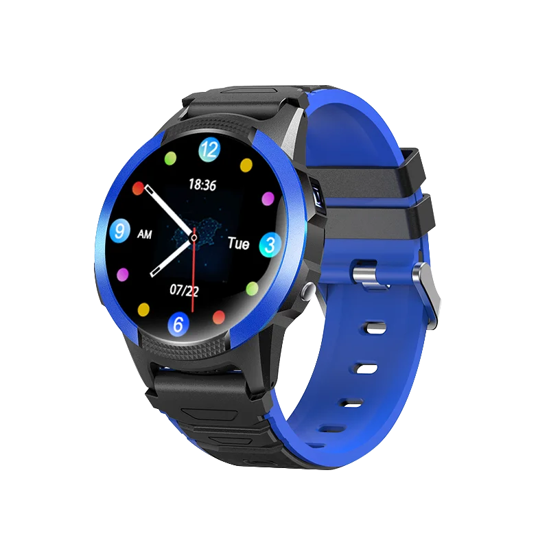Wholesale electronic 4G round child GPS smartwatch with camera waterproof sim card WIFI LBS location gps tracking bracelet polis