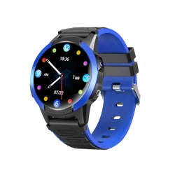 Wholesale electronic 4G round child GPS smartwatch with camera waterproof sim card WIFI LBS location gps tracking bracelet polis