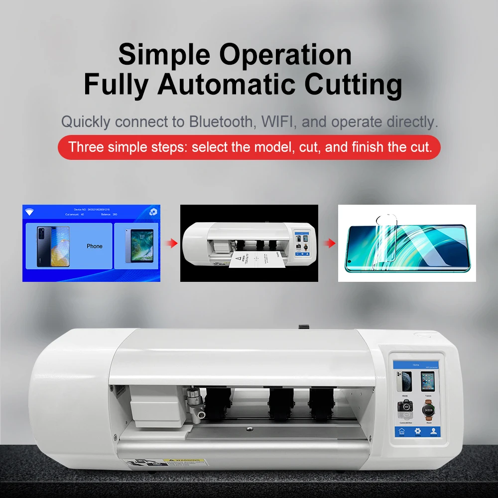 Горячая Распродажа, Бесплатная резка раз, планшет, ПК, телефон, ТПУ, ПЭТ, ПММА, защита для экрана, резак, гидрогель, пленка для резки