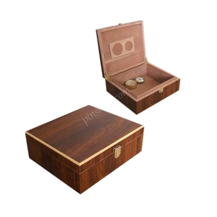 Высококачественный деловой подарок, изысканная наклейка из массива дерева, индивидуальная наклейка, глянцевая краска, кедр, коробка для сигар