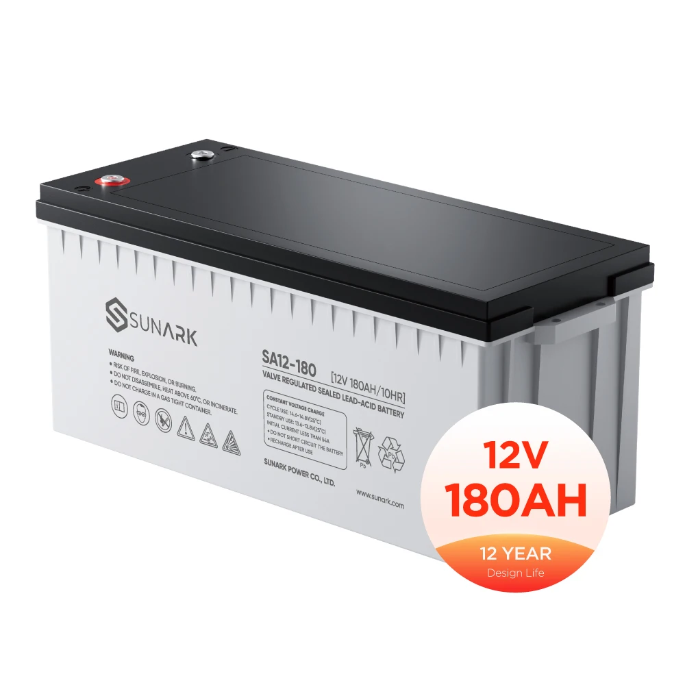 Свинцово-кислотные аккумуляторы Sunark 12 В 100Ah 45Ah 120Ah 200Ah 260Ah для дома