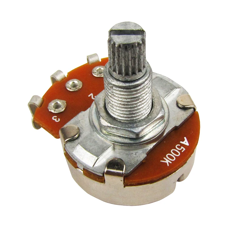 WH148 Audio Pots 15mm 18mm Shaft Volume and Tone Controls A500K B500K A250K B250K Guitar Potentiometer 500k 250k