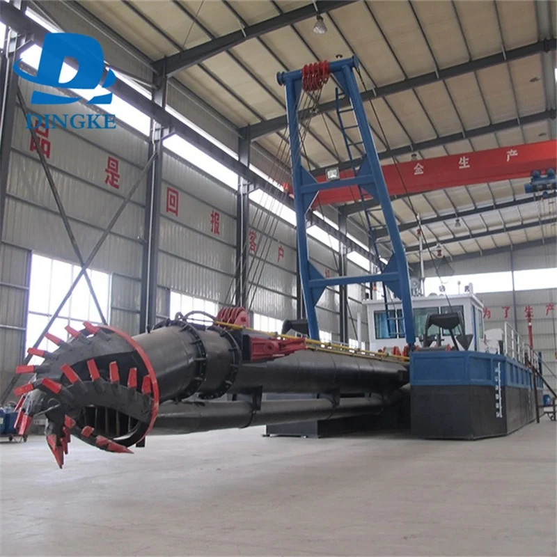 Sea sand The dredger with hopper and bucket low price