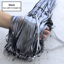 Декор для дня рождения, свадьбы, девичника, вечеринки, для взрослых, юбилей, фотография, фон 1*2 м, металлическая фольга, мишура, занавеска с бахромой