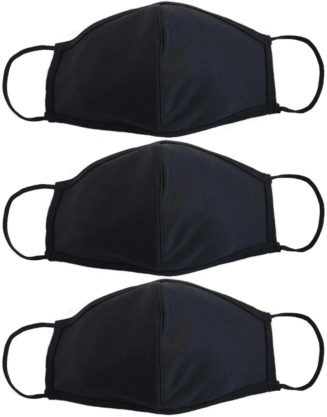 Унисекс Пользовательский логотип черно белая моющаяся маска для лица оптовая торговля обложки хлопок полиэстер ткань многоразовая маска (1600225934937)