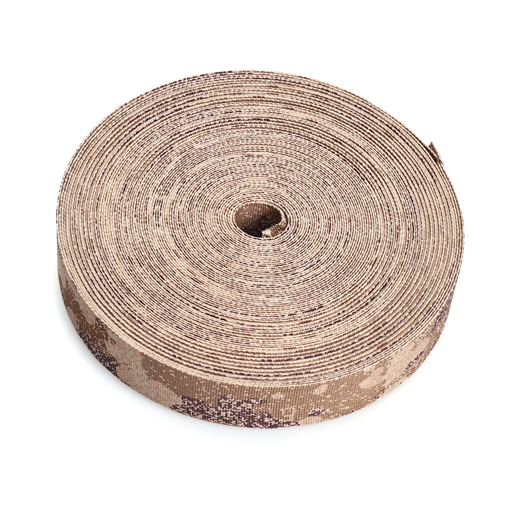 2023 Factory Directly Sale Camouflage Heavy Duty Camo Tactical Webbing Straps With Custom Printing Design