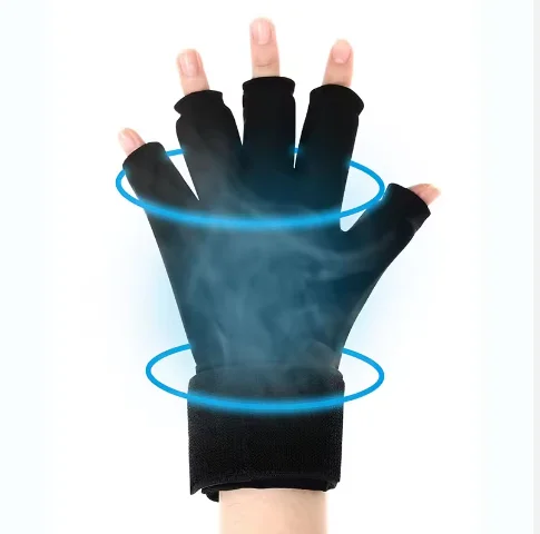 Reusable Therapy Adjustable Hot Cold Wrist Strap Hand Finger Compression Ice Glove For arthritis Pain Relief
