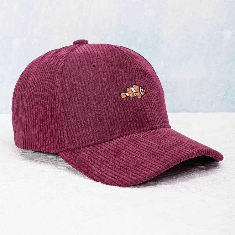 Wholesale High Quality Mens Women Baseball OEM Caps Wholesale Embroidered Hat Corduroy Baseball Cap