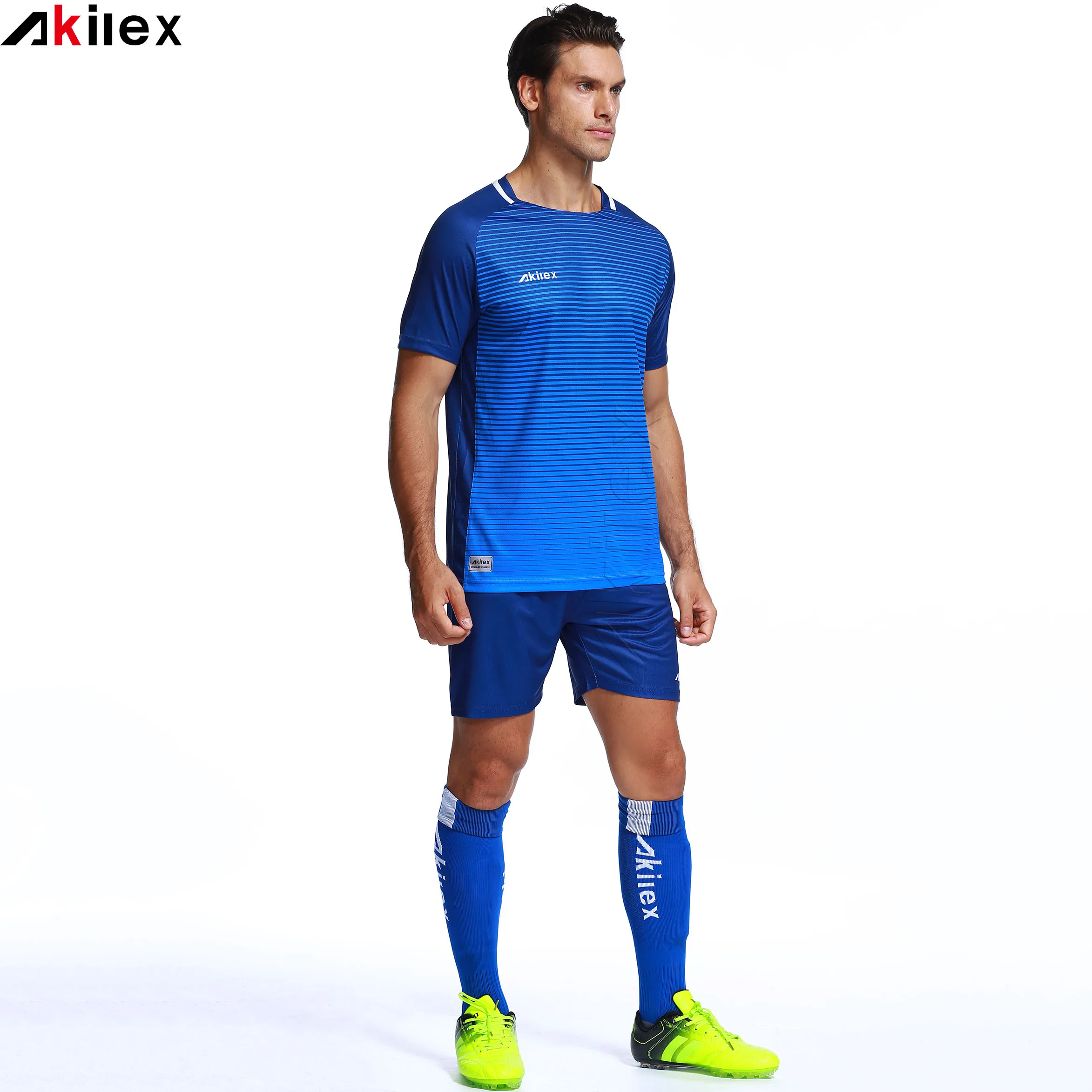 
high quality full set custom uniforms football sport team set thailand sublimation short sleeve sublimation mens soccer kit 