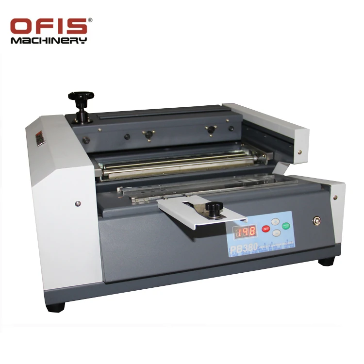 PB380 Desktop A4 size glue binding machine for notebook