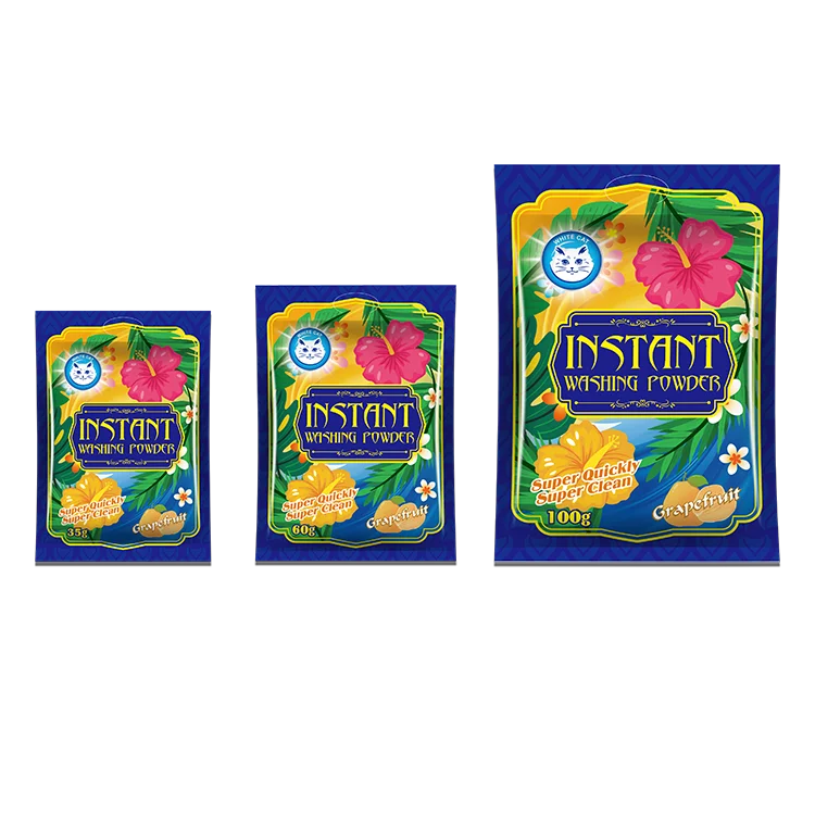 Bulk Manufacture Wholesale Washing Soap Powder Plastic Bag Packaging for Laundry Detergent Powder Automatic