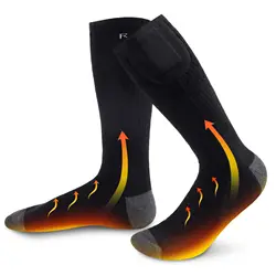 Factory wholesale rechargeable electrical thermal warm winter socks heated socks for men women