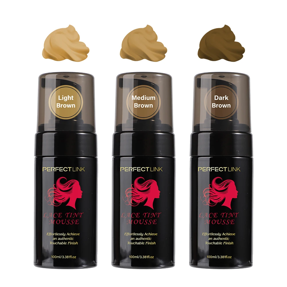 Best Quality OEM Mouse Lace Tint Foam Fast Drying Styling Lace Mousse Tint 100ML Lace Tint Foam