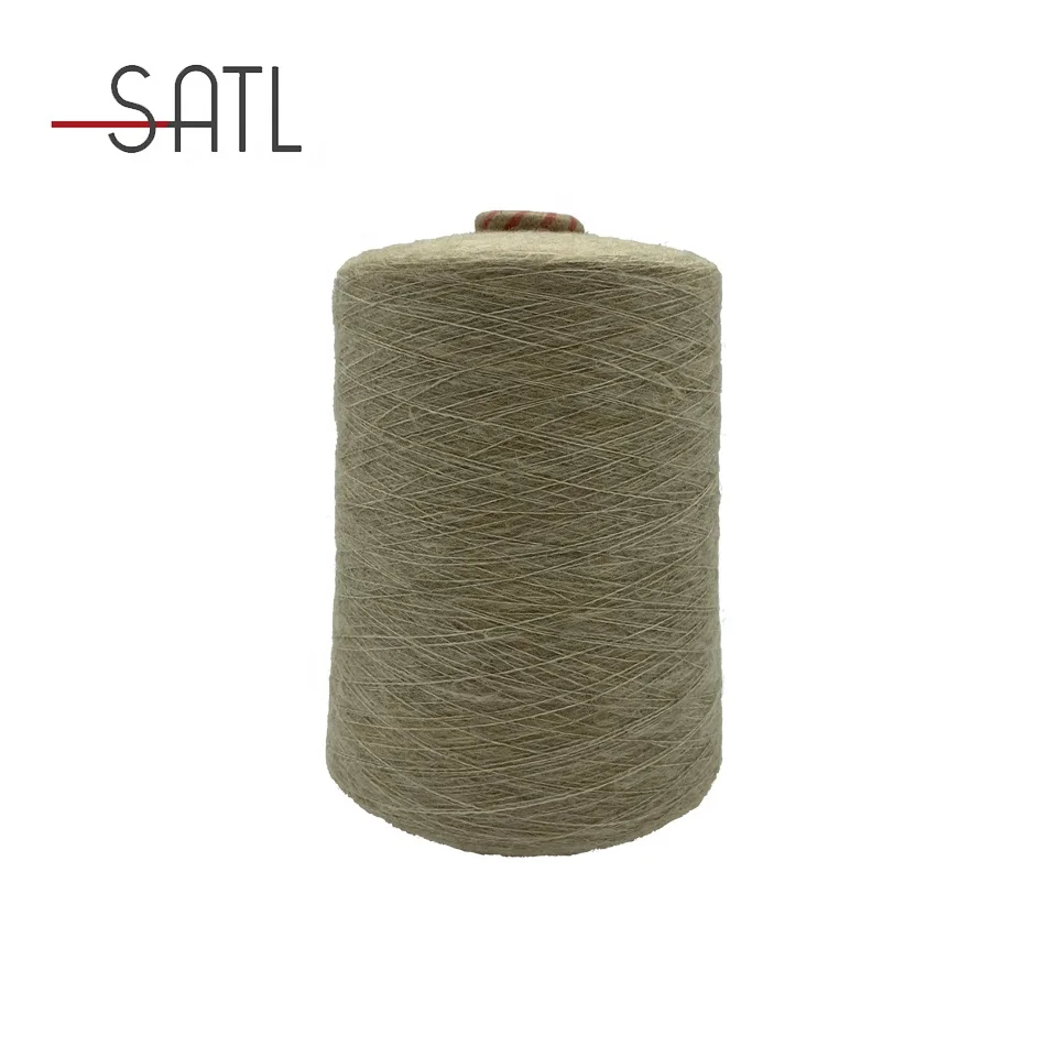 Factory Price 1/13nm 56% Cotton 30% Nylon 10% Merino Wool 4% Spandex Blended Yarn With Good Elasticity