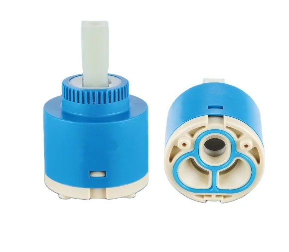 Смеситель с керамическим картриджем 40 мм, внутренний клапан смесителя, водосберегающий клапан горячей и холодной воды