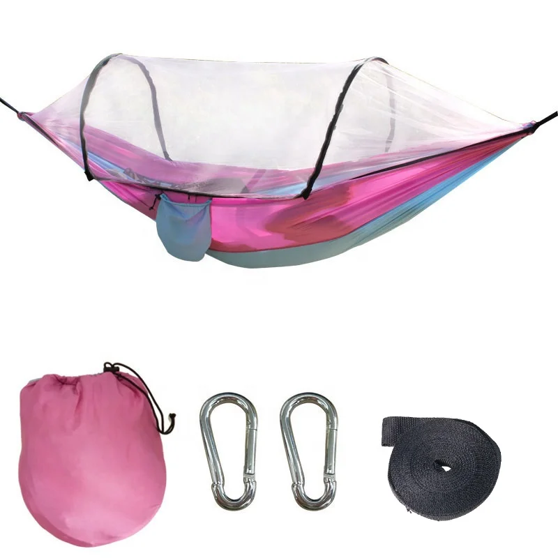 Factory Customized hammock swing chair stand Lightweight Camping Hammock Outdoors,hammock with mosquito net