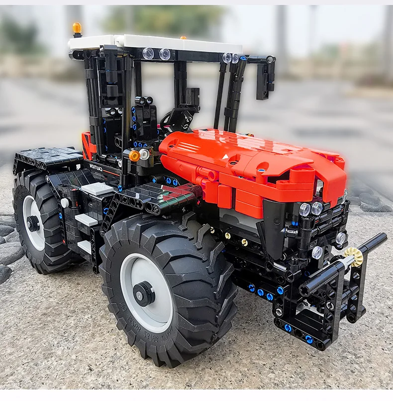 New Year gifts 17020 Engineering App garden buildings Tractor 4in1 Assembly Model metal   building materials terminal blocks Toy