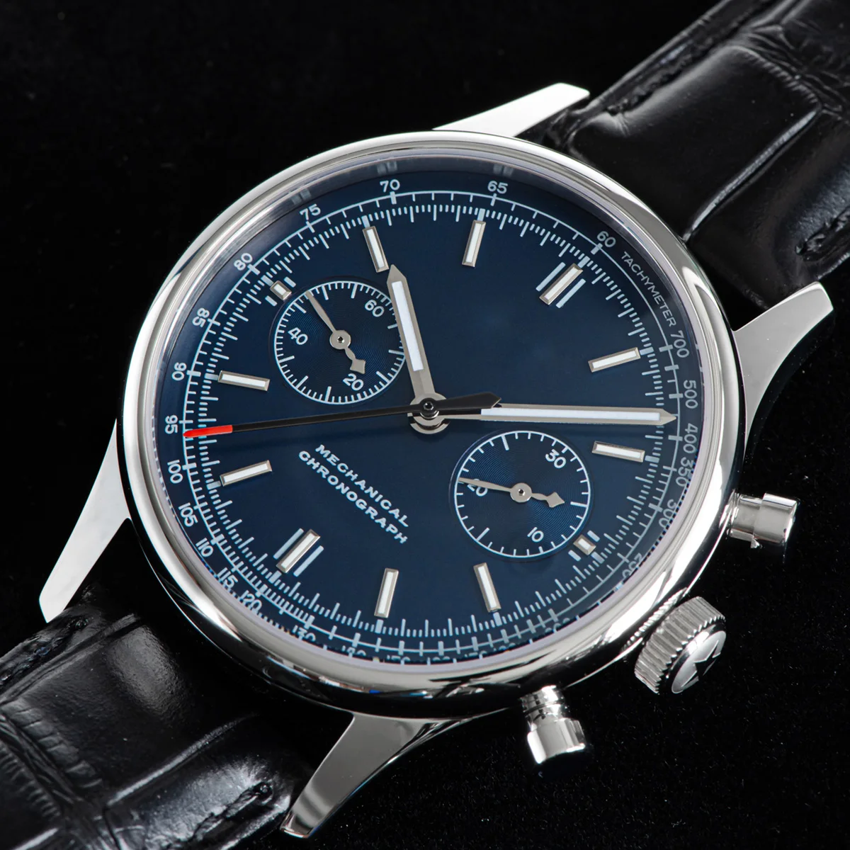 Factory price oem custom logo luxury sapphire 20atm chronograph chronometer mechanical automatic diver dive watch man for sale