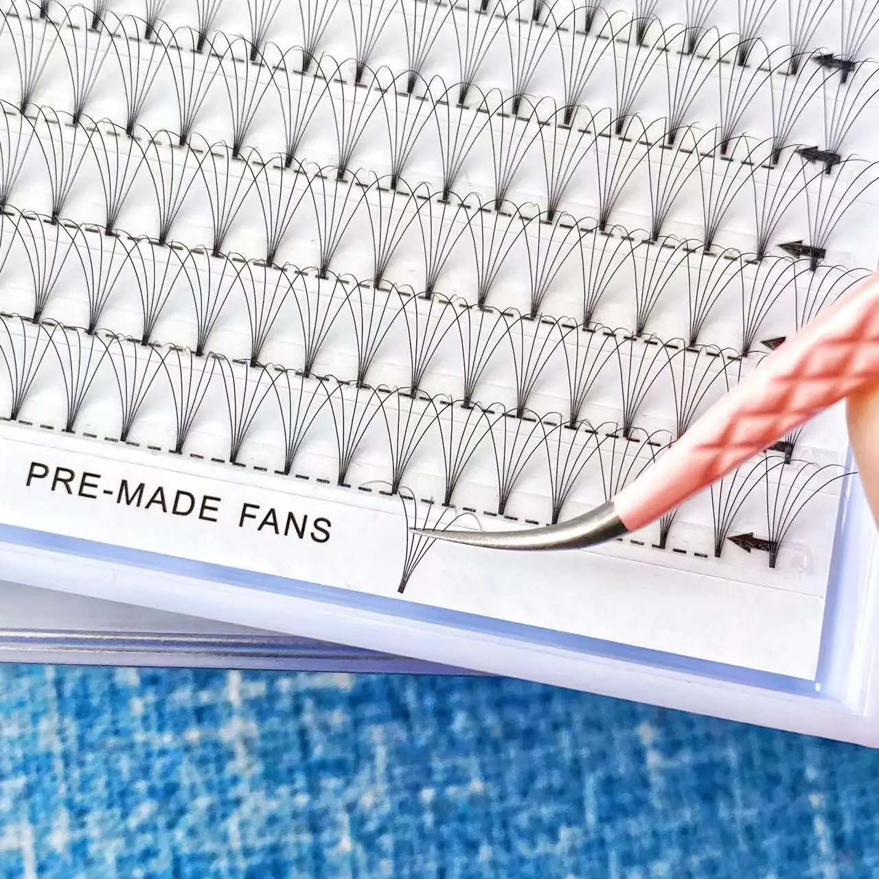 Big Sales 5D 0.07  C 13-18 mm Short stem Lashes 354 fans pre made volume fans lashes eyelash extension