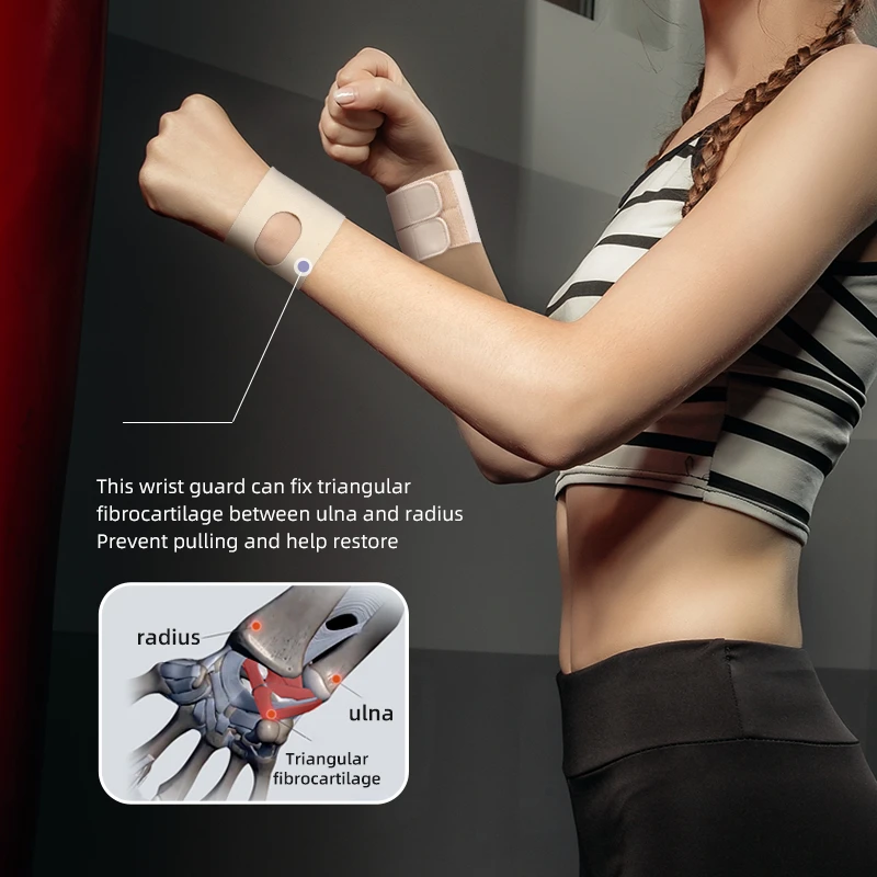 Wrist Brace Wristband Compression Wrist Straps Wrist Support for Workout Tennis Weightlifting & Pain Relief