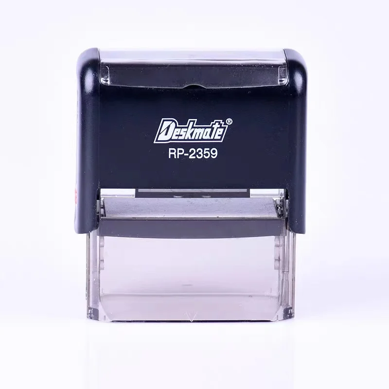 Хорошее качество для deskmate RP-3069 самонекстиковые штампы прямоугольные черные офисные