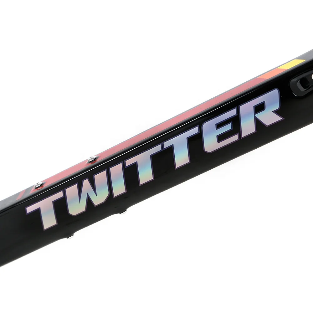 TWITTER Hot Sale Carbon Folding Bike Frame Fork 451 Disc Brake Frameset 22inch Foldable Frame