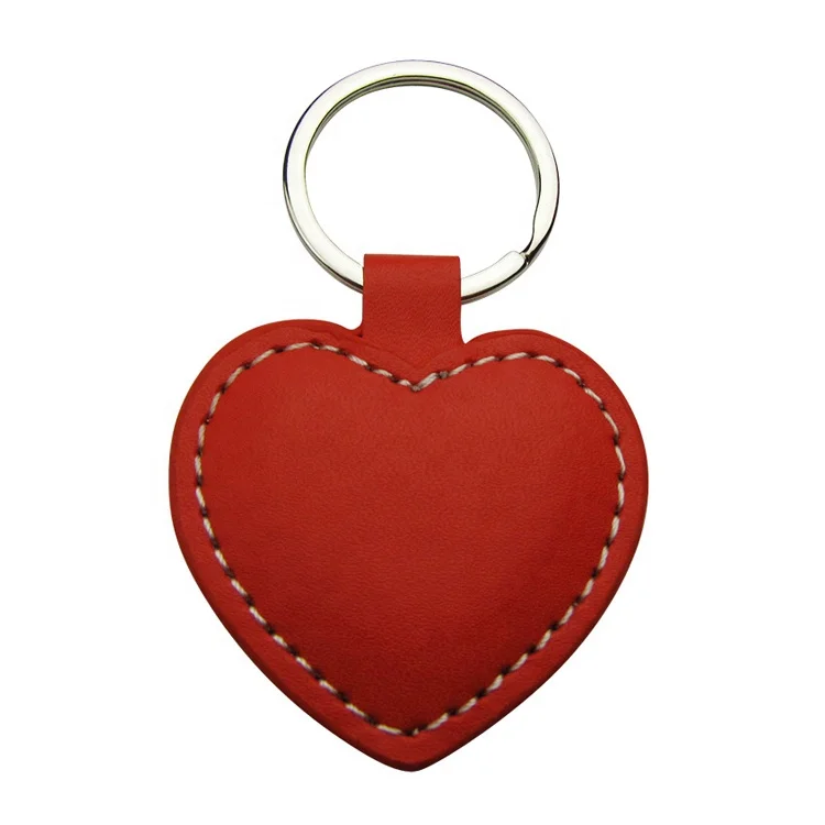 Cheap Fashion Women Gifts Heart Shaped Bag Charm Leather Custom Keychain