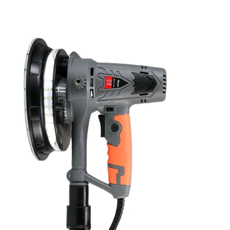 Portable 1250W Dust-Free Electric Drywall Sander DIY 180mm Wall Grinder Putty Sanding Machine with Power Wall Tools