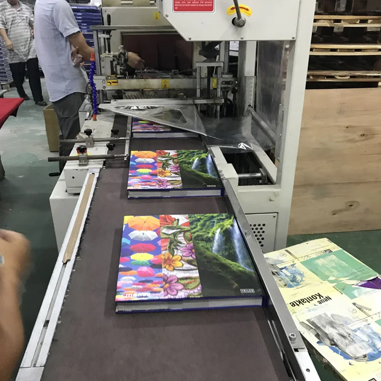 film lamination surface finish Soft cover book custom  printing factory