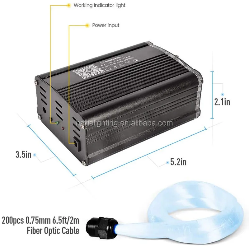 customized 100-1300 stars Car roof universal twinkle and shooting star 2 in1 dynamic ambient fiber starlight headliner kit