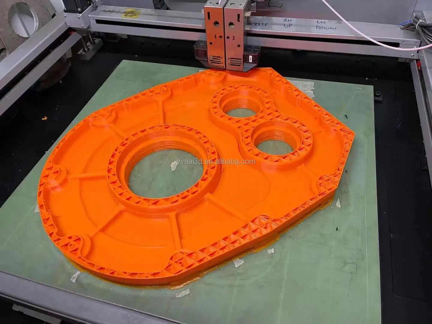 Дунгуань наличие сертификата IEMAI3D большой промышленный 3d принтер YM-NT-750 с поток воздуха быстрая скорость 2 85 мм 3D экструдер корабль в порт Шэньчжэнь
