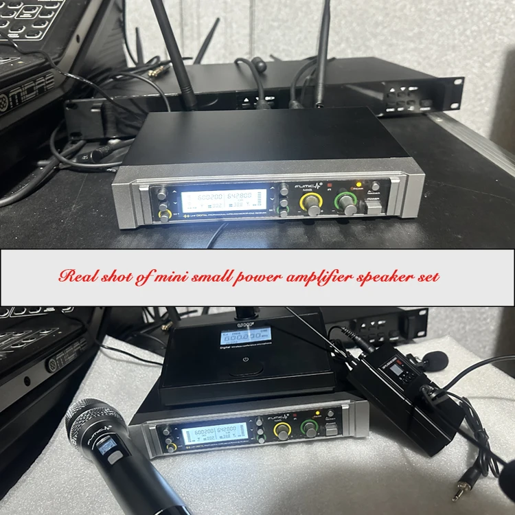 LS300U Multi-level anti-howling One with two U-band receiver FM stage wireless microphone Public Broadcasting Speech Conference
