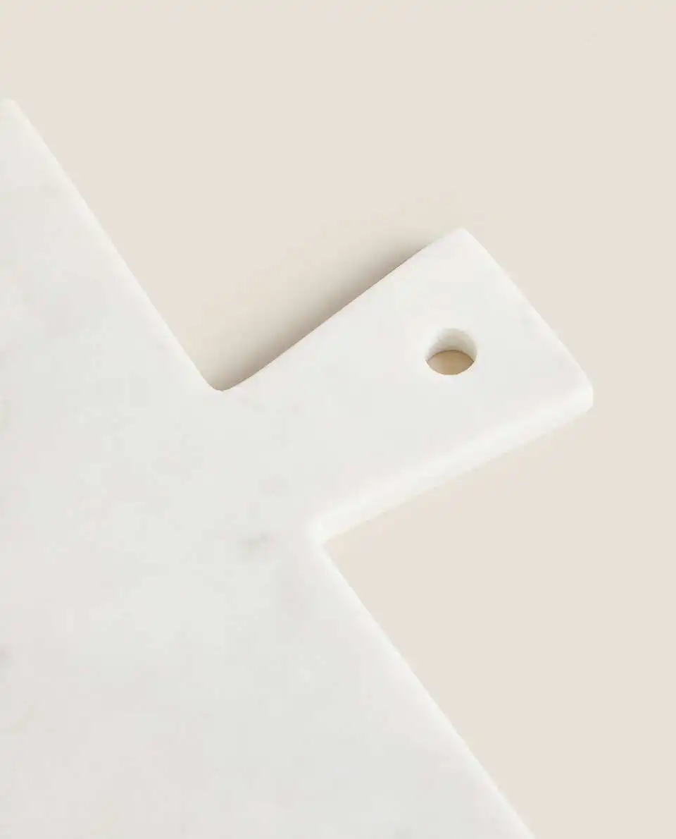 stonekocc Nordic Modern Simple Natural Marble Stone Kitchen Chopping Board Western Plate Home Decoration Ornament