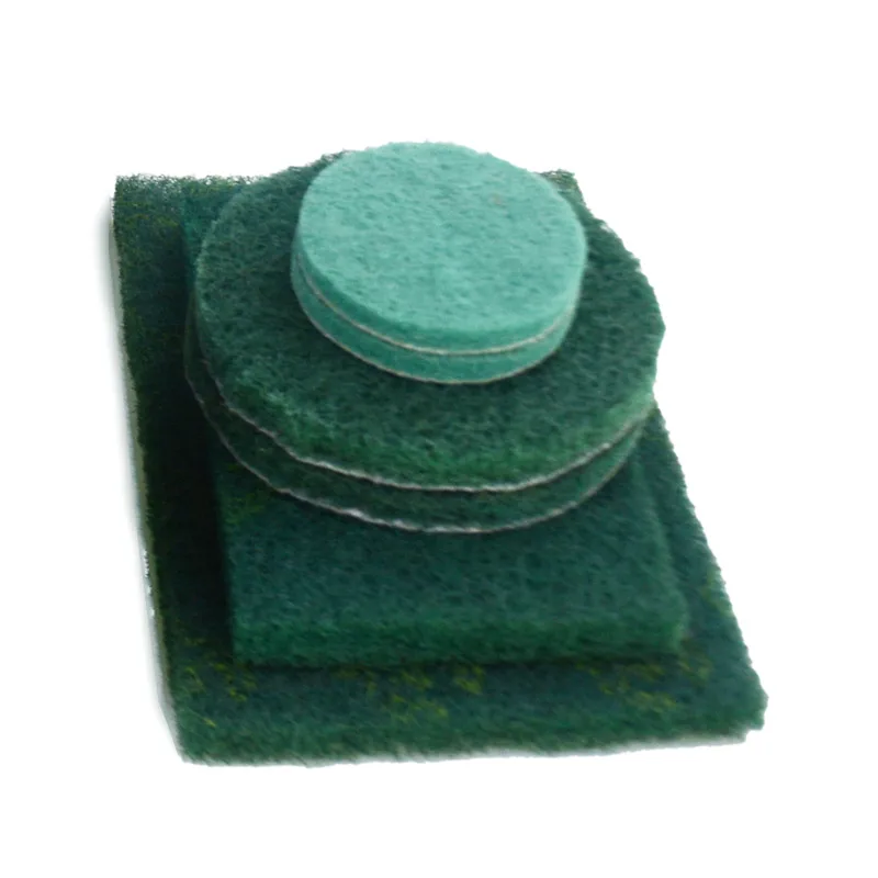 Blue Non Abrasive Scouring Pad Abrasive Fiber Sponge, Abrasive Hand Pad