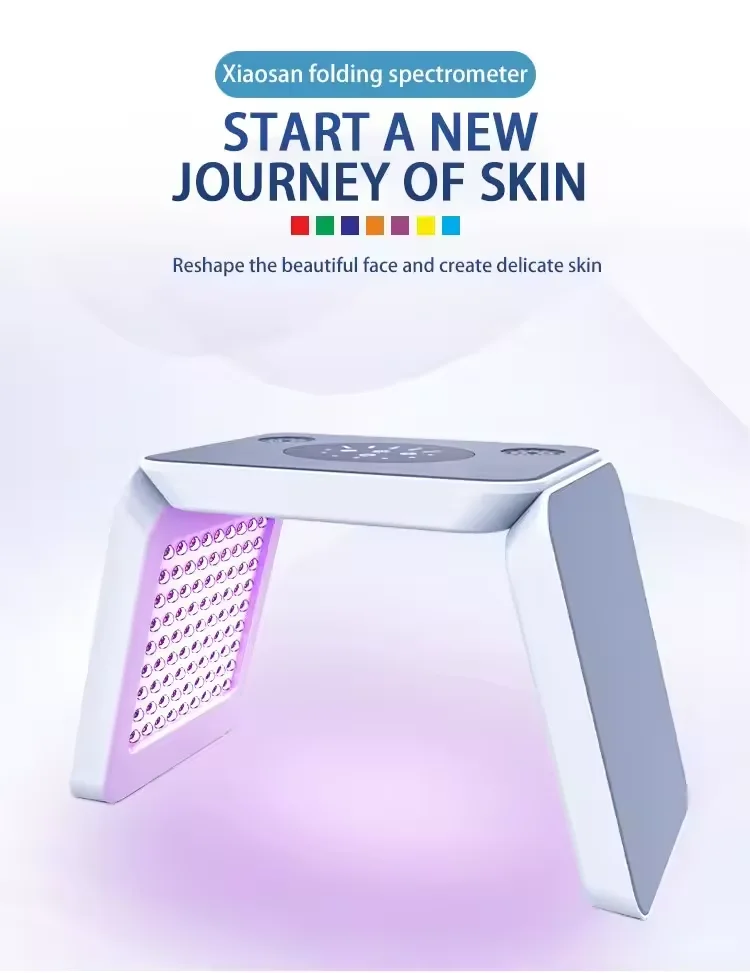 Home use Skin Care Led Light MINI PDT Skin Rejuvenation Led 7 Color Photon Light Therapy Facial Beauty Machine