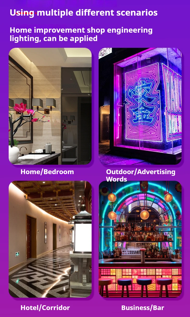 Led Neon Strip Light Rgb Dream Color Chasing Led Rope Light Rgb Lamp Smart App Control Wifi Addressable smart led lights