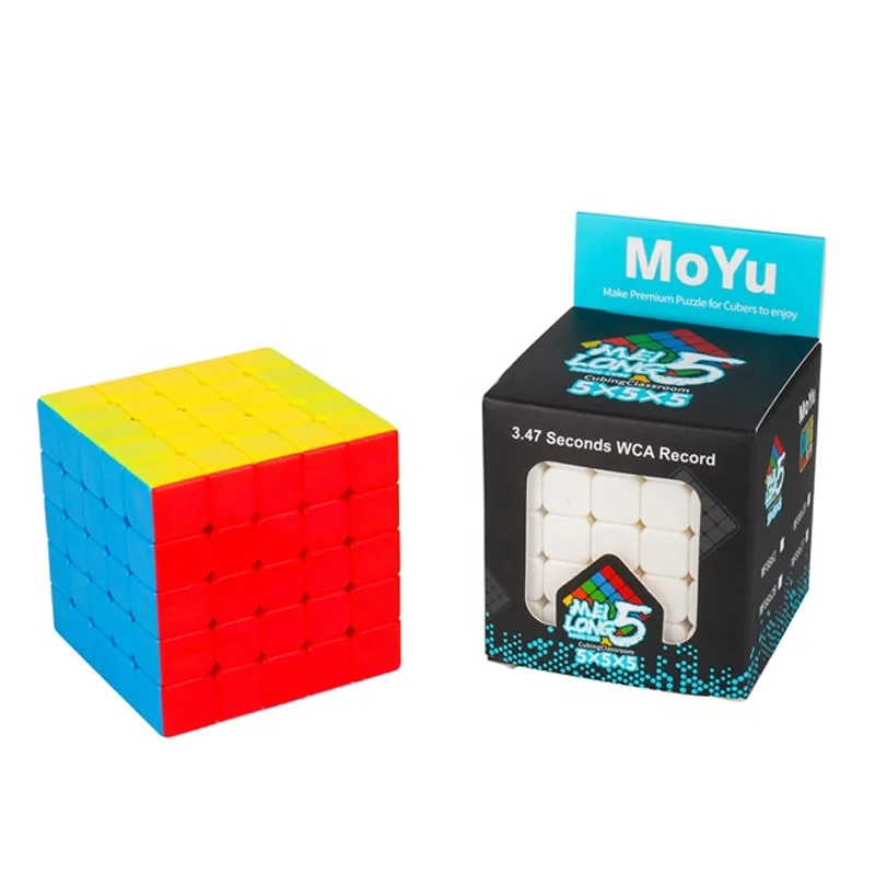 Moyu MeiLong Magic Cube 5x5 Speed Cube Stickerless Puzzle Toy 63mm