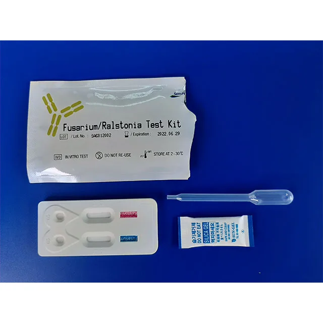 root zone soil or diseased plant tissue extract rapid test disease result KIT