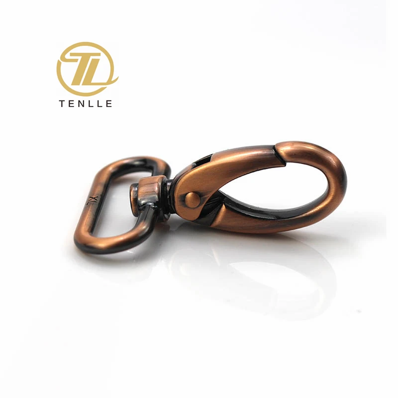 Snap Hook Luggage Bag Buckle Lobster Clasps Red Bronze Dog Buckle Snap Hook For DIY Sewing Handmade Handbag