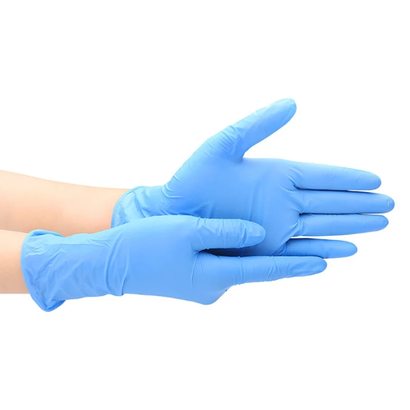 Factory direct sale Reusable Cleaning gloves Dishwashing gloves Waterproof Household de 100 Pcs nitrilo gloves