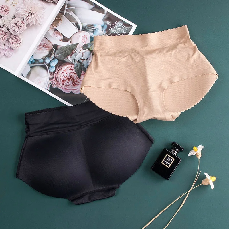 Women Padded Butt Lifter Underwear Pads Hip Enhancer Leopard Panties Shapewear Shaper Panty Underpants Seamless Control Briefs