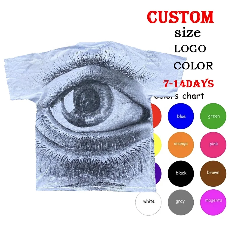 Индивидуальный логотип, оптовая продажа, высокое качество, большие размеры, мужские футболки с графическим рисунком, плотная 100%, хлопковая футболка унисекс, уличная одежда оверсайз