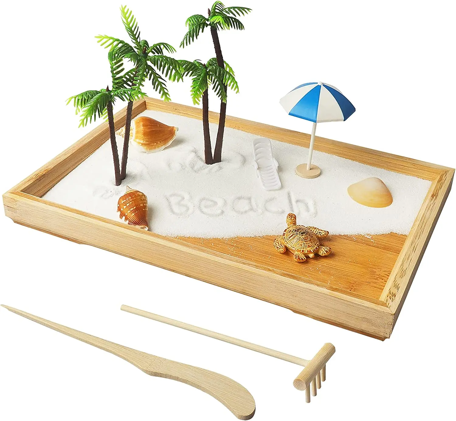 Оптовая продажа настольный Деревянный мини-сад в японском стиле Дзен для стола