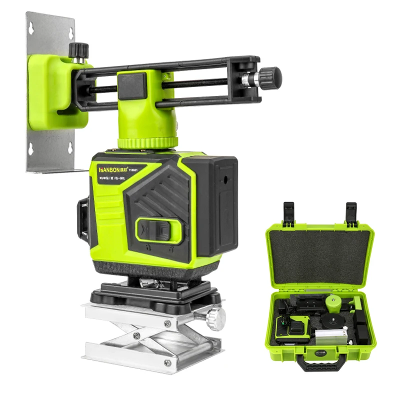 Laser Level 12 Lines 3d Self-leveling 360 Degrees Automatic Rotary Laser Line Levels for Construction