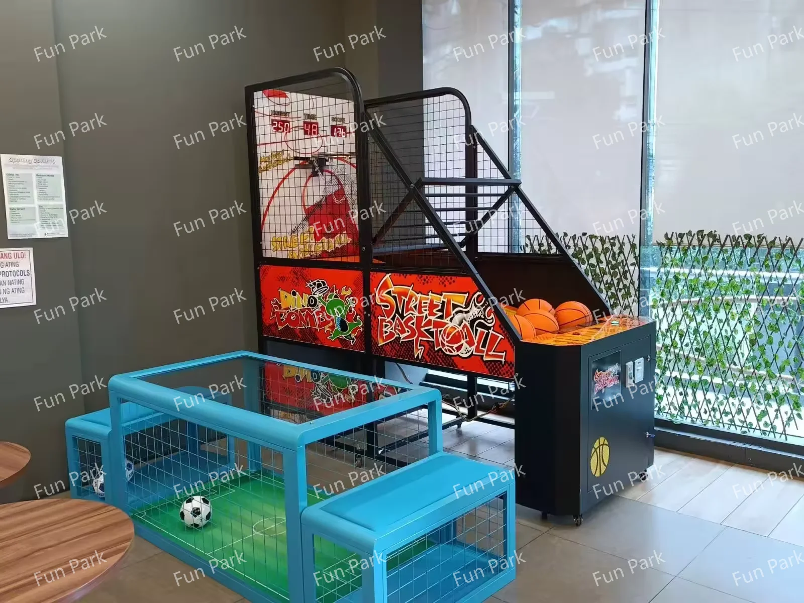 Fun Park Factory Wholesale Basketball Shooting Machine Basketball Training Machine for Indoor Game Centre