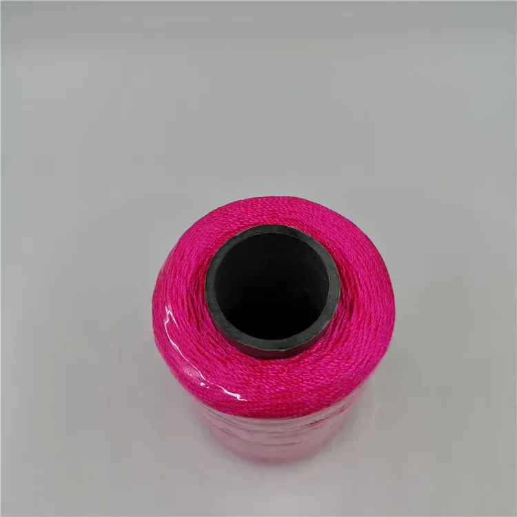Заводская распродажа 210D/9 высокая tenacitycolor розовый 100% полиэфирная нить twsited рыболовный шпагат