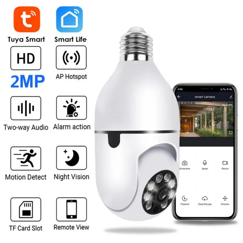 Smart Home Security Digital Wifi Camera Two way voice camera  Remote Monitoring Bulb camera with WIFI