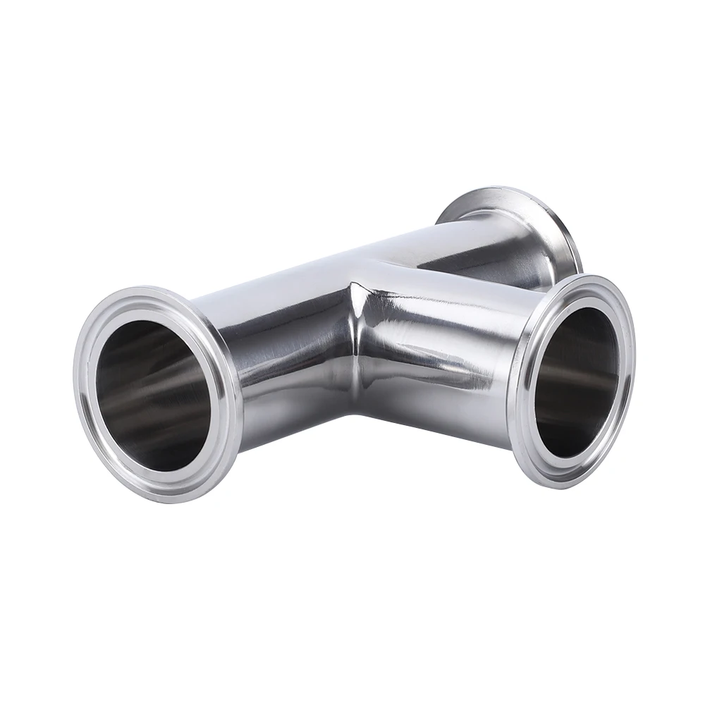Factory Sanitary Stainless Steel Equal Tee 1.5 Inch Tri-clamp Tee For Sale