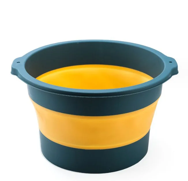 Folding Foot Washing Bucket Portable Massage Foot Washing Basin Portable Shrinkable Foot Bath Bucket for travel
