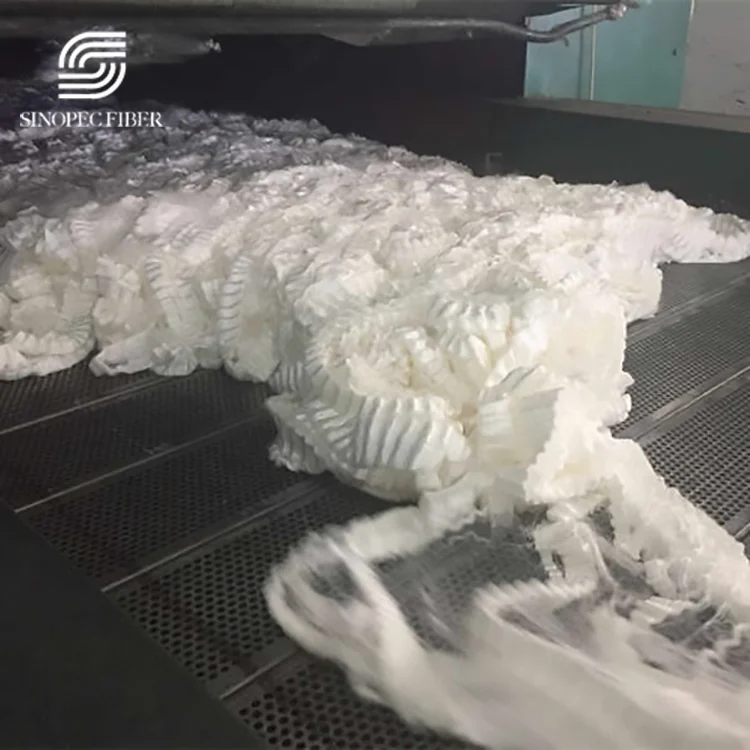 Polyamide Nylon 6 Tow Fibers 1.5d Crimped For Yarn Spinning Wool Tops